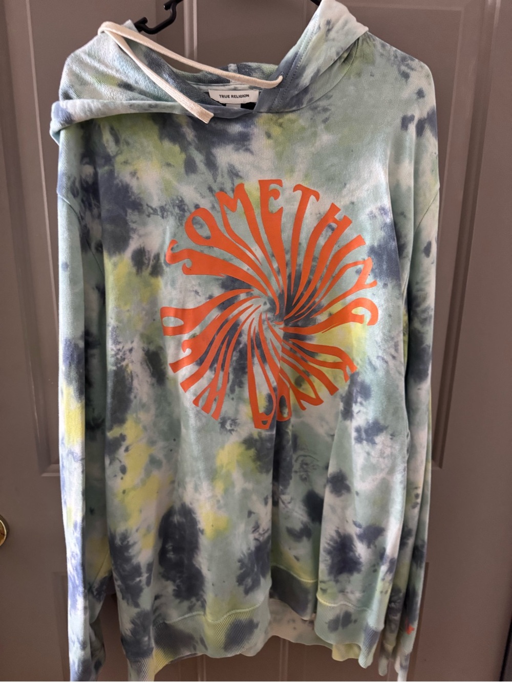 True Religion “Something Kinda Wild” Tie-Dye Pullover Hoodie-new with tags
